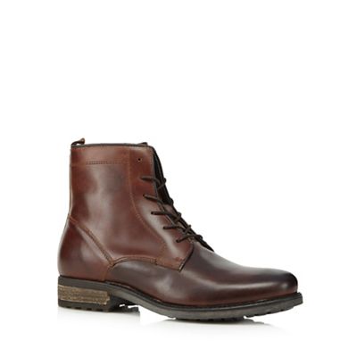 J by Jasper Conran Brown lace up boots